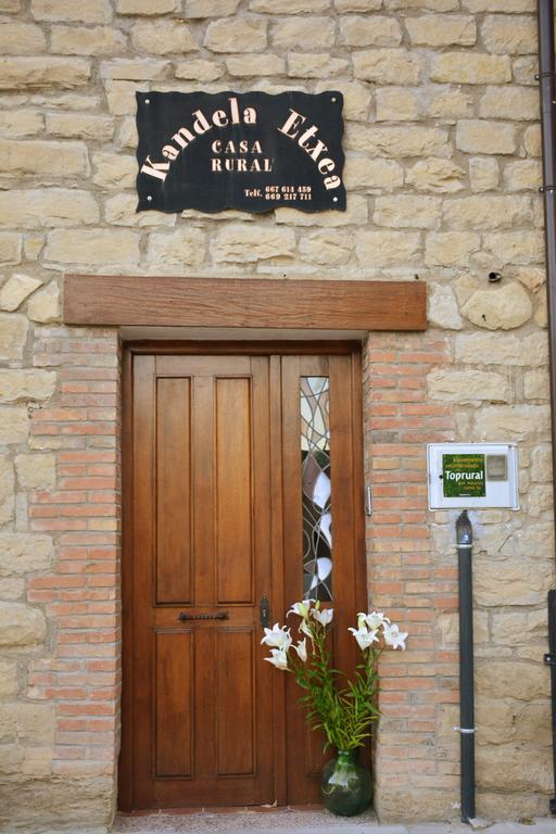 Casa Rural Kandela Etxea Lapuebla de Labarca Kültér fotó