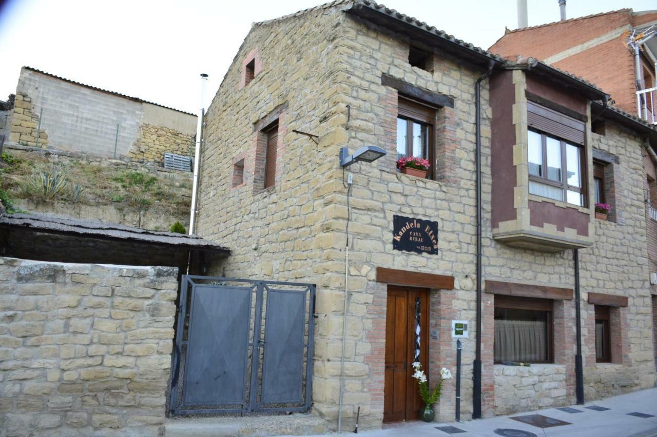 Casa Rural Kandela Etxea Lapuebla de Labarca Kültér fotó